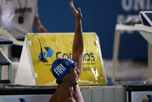 Henrique Martins. Torneio Open de Natacao na Unisul. 17 de dezembro de 2015, Palhoca, SC, Brasil. Foto: Satiro Sodré/ SSPress/CBDA