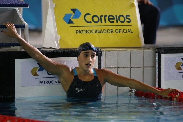 Daynara de Paula. Torneio Open de Natacao na Unisul. 17 de dezembro de 2015, Palhoca, SC, Brasil. Foto: Satiro Sodré/ SSPress/CBDA