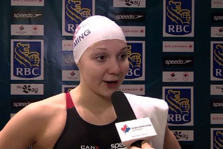 Brittany MacLean Breaks 400 Free Canadian Record