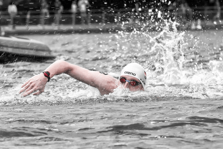 Improving the Kick in Open Water Swimming