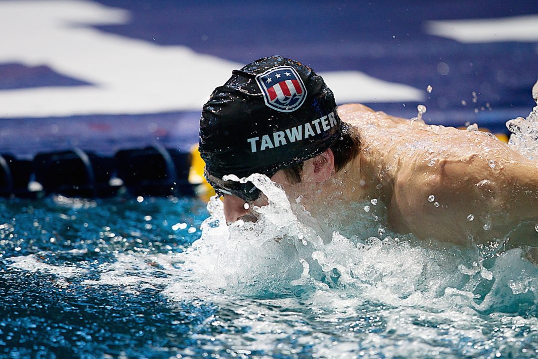 Davis Tarwater didn’t expect to be in the mix in the 200 free