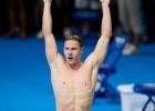 Scott Weltz not only surprised himself, but he surprised the world when he put up a big "W" in the 200 breaststroke at the 2012 Omaha Swimming Trials (photo courtesy Tim Binning)