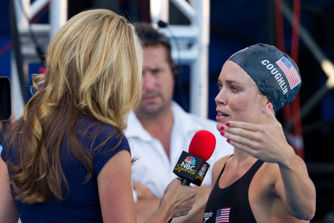 Natalie Coughlin To Commentate Second Stop of FINA Champions Series
