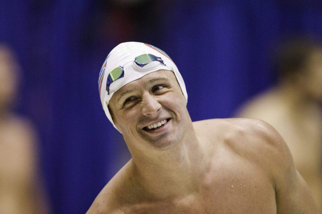Ryan Lochte talks about racing in first meet after Olympics