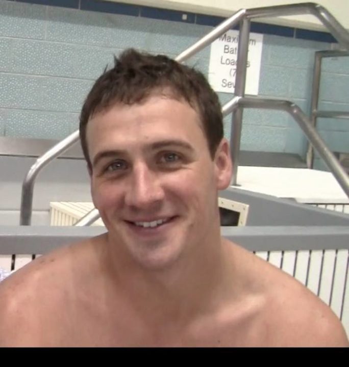 Ryan Lochte shares story behind why he is so generous to his fans.