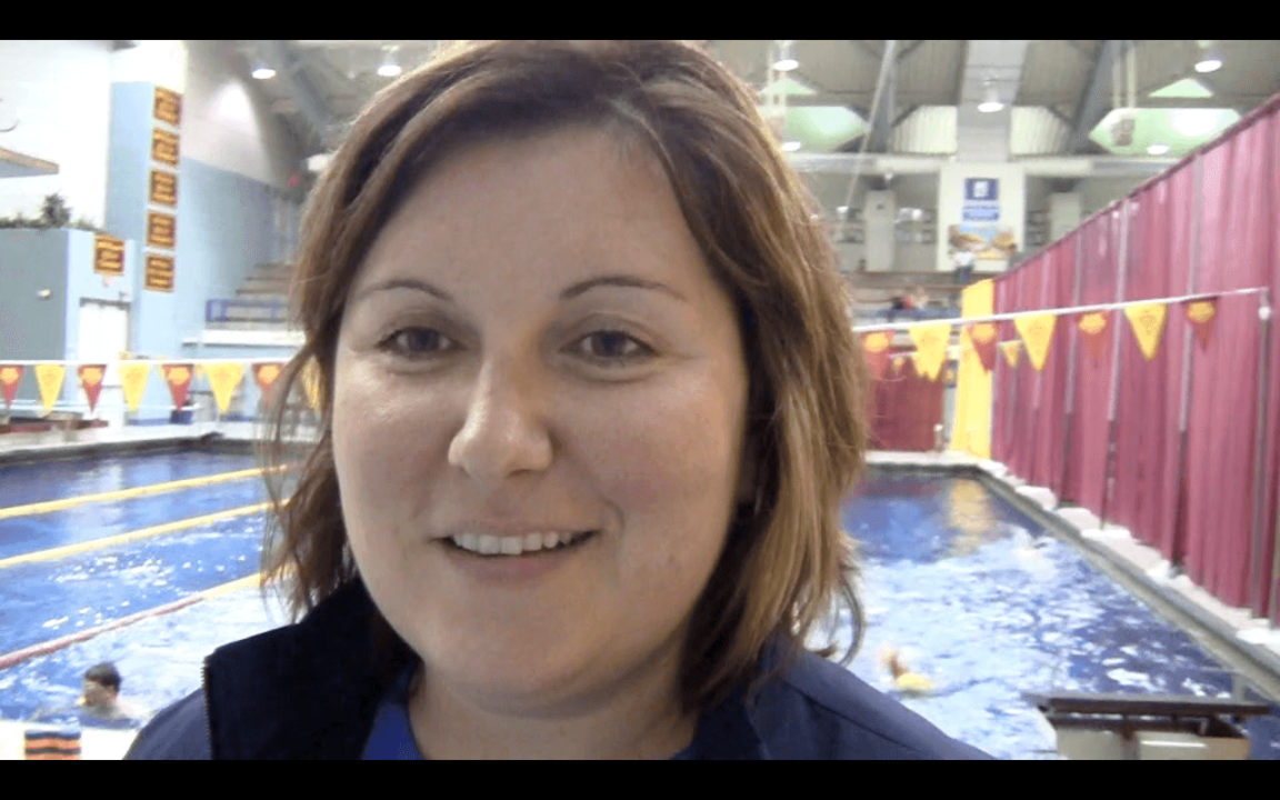 Olga Espinosa, Olympian, coach talks about Mickayla Hinkle’s 2nd place 100 back