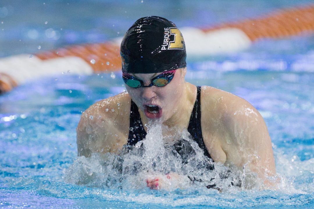 Purdue Gains Verbal Commitment from In-State Breaststroker Annie Spalding
