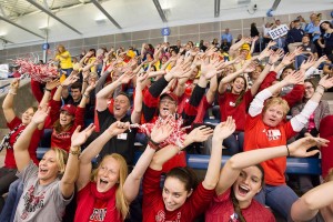 Wolfpack fans! (Courtesy of Tim Binning, theswimpictures)
