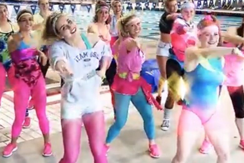 Kentucky Wildcats Women’s Swimming Dancing Queen Video