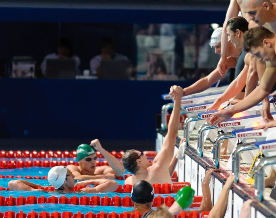 British French Dual Set Up In 4x100m Medley Relay At 2014 European Championships