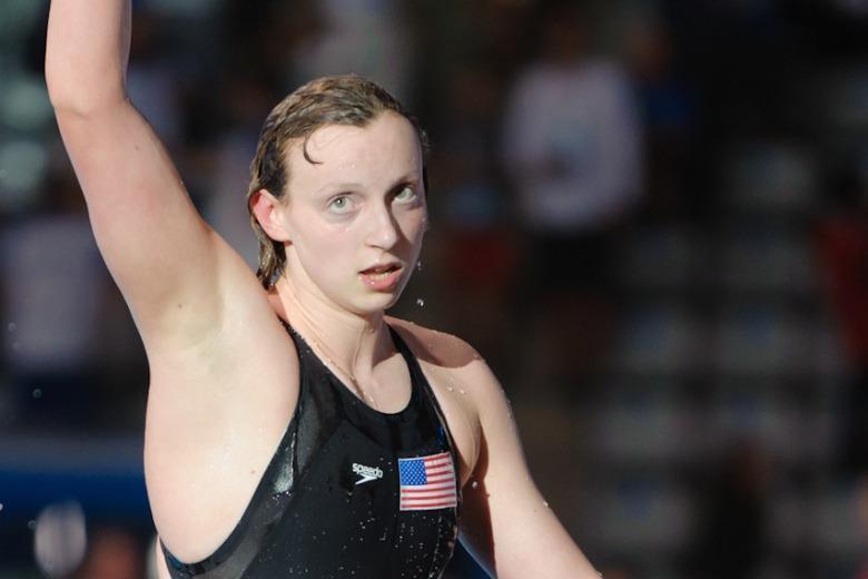 Ledecky 800 Free World Record – Post Race Interview