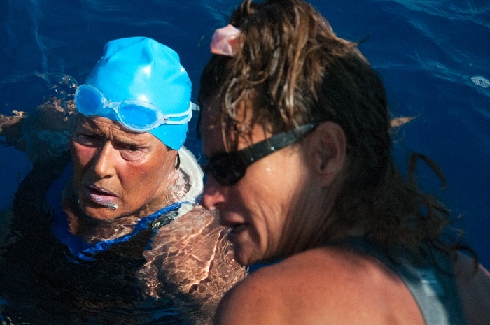 Diana Nyad Addresses Marathon Open Water Swim Community