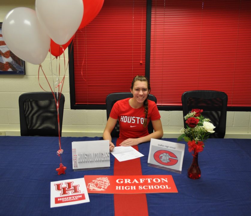 (NLI PHOTOS) Two Sign Letters of Intent to Swim For University of Houston