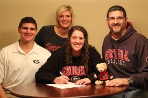 (NLI Photos) Trio of Bulldogs, Including New Name Anna McKenzie, Sign Letters