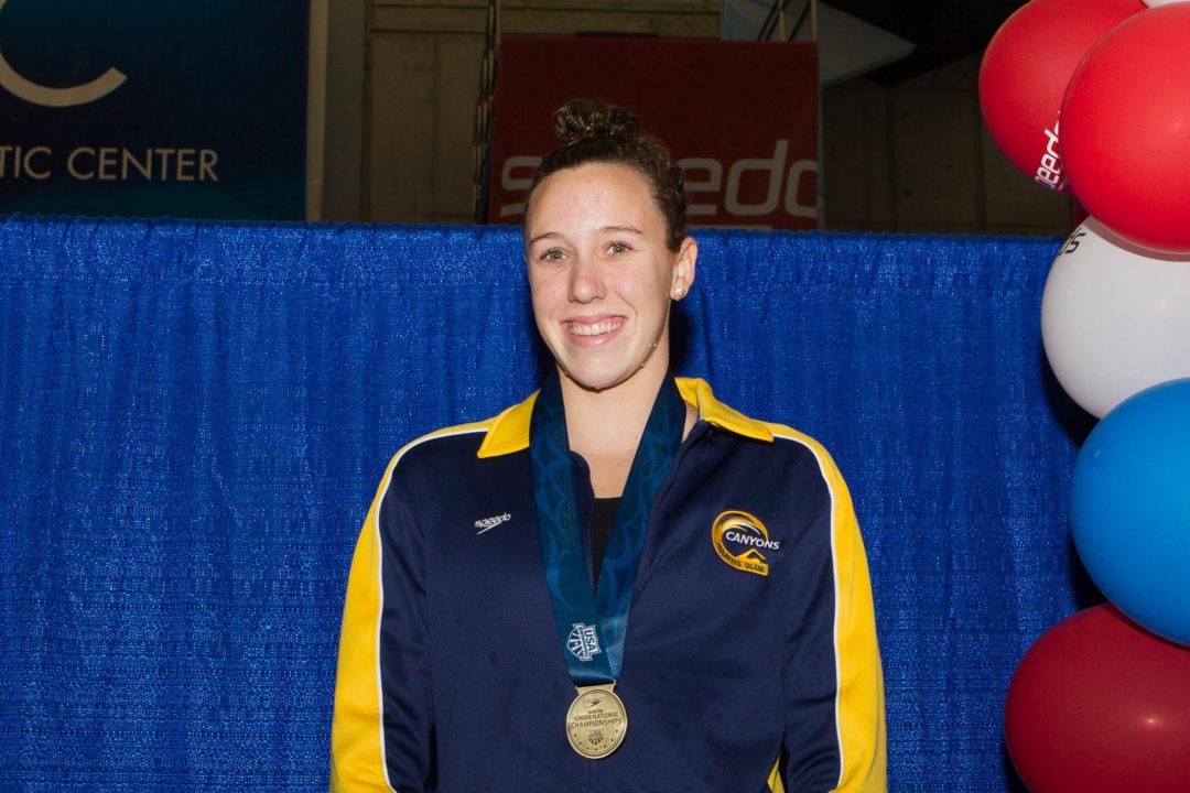 RACE VIDEO: Weitzeil becomes Jr National Champ in 50 free