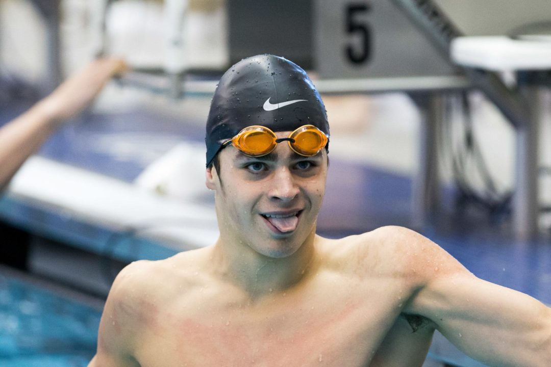 Michael Andrew Re-Breaks National Age Group Record in 100 Yard Fly