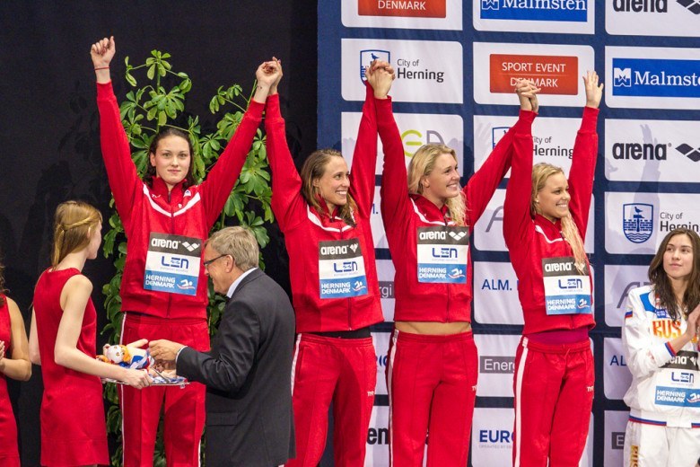 Top-Seeded Denmark Women Leave Relay In-Tact In Women’s 200 Medley on Friday