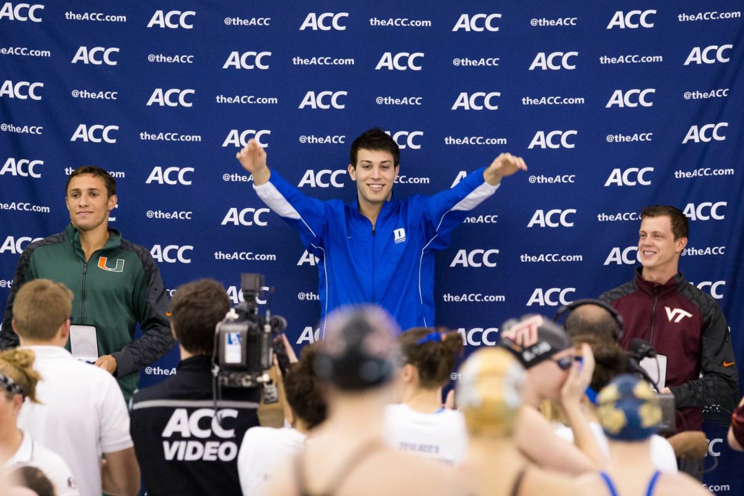 Duke’s Nick McCrory Named ACC S&D Scholar Athlete of the Year; Five Graduate as Four-Time All-ACC Selections