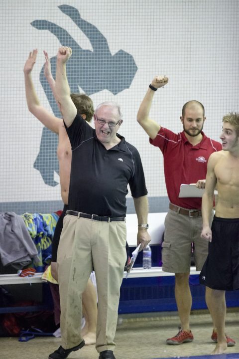 Wilson HS Boys’ Swim Coach Roy Snyder Earns 600th Career Win