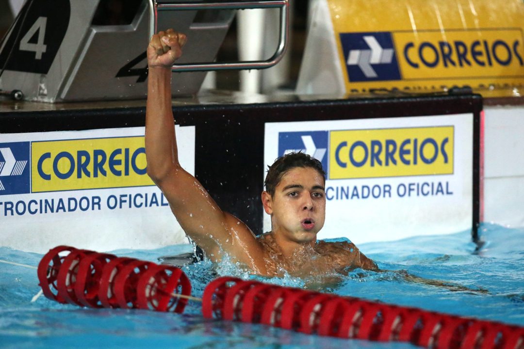 Vini Lanza Continues Stellar Streak, Goes Best Time at Brazil Trophy (Maria Lenk) Day 1