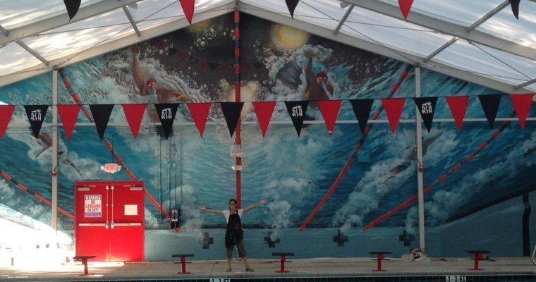 Raleigh Swimming Association reveals Secret Mural Project