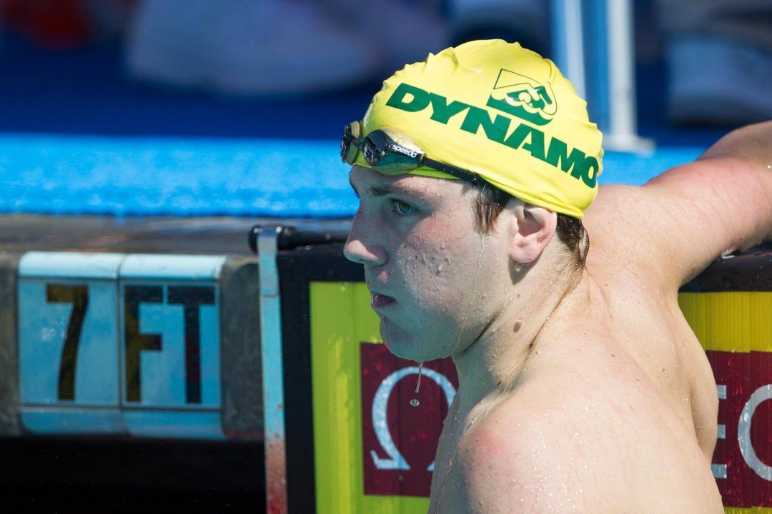 Michael Taylor Swims Junior World Record 200 Back in Semifinals