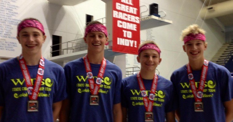 Washington Township (IN) 13-14 Boys Break National Age Group Record in 200 Free Relay