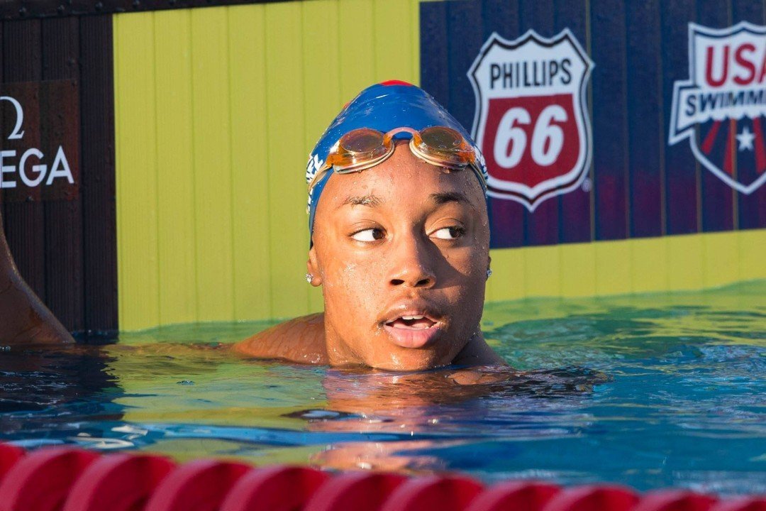 Simone Manuel on being Katie Ledecky’s Roommate & how she learned Ledecky was going to Stanford