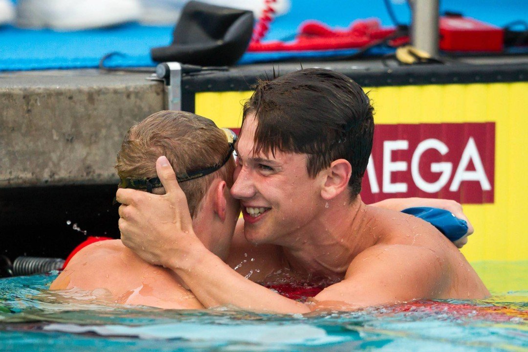 RACE VIDEO: Watch Todd Owen Hold Off Charging Reece Whitley in 200 Breast Final at JR Nats