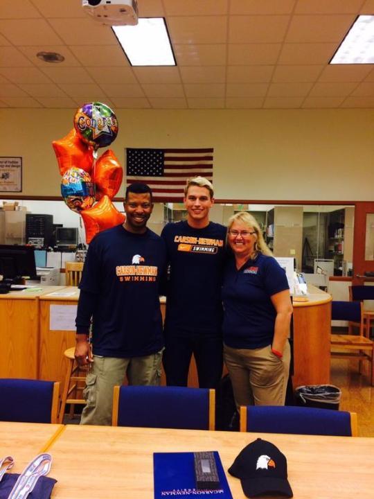 Tyler Graves of Florida’s Academy Aquatic Club Signs with Carson-Newman
