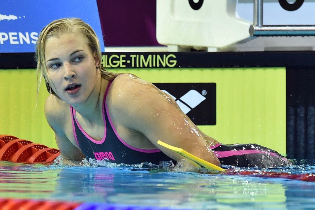 Ruta Meilutyte sits .01 from World 50 Breast Record after Semifinals in Doha