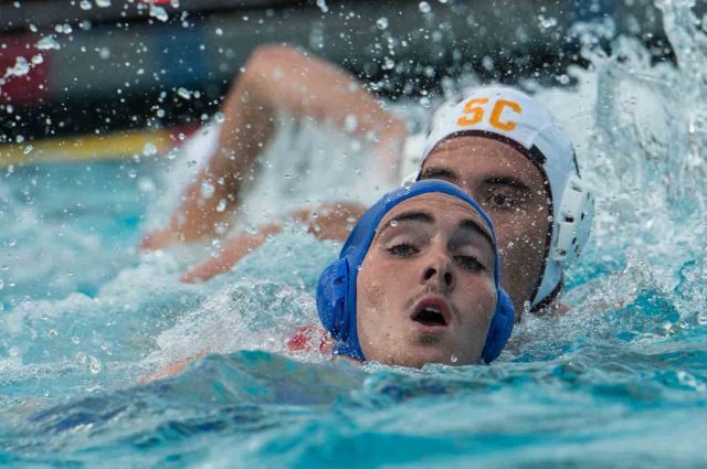 Keeping head above water in the hole set (photo: Mike Lewis, Ola Vista Photography)