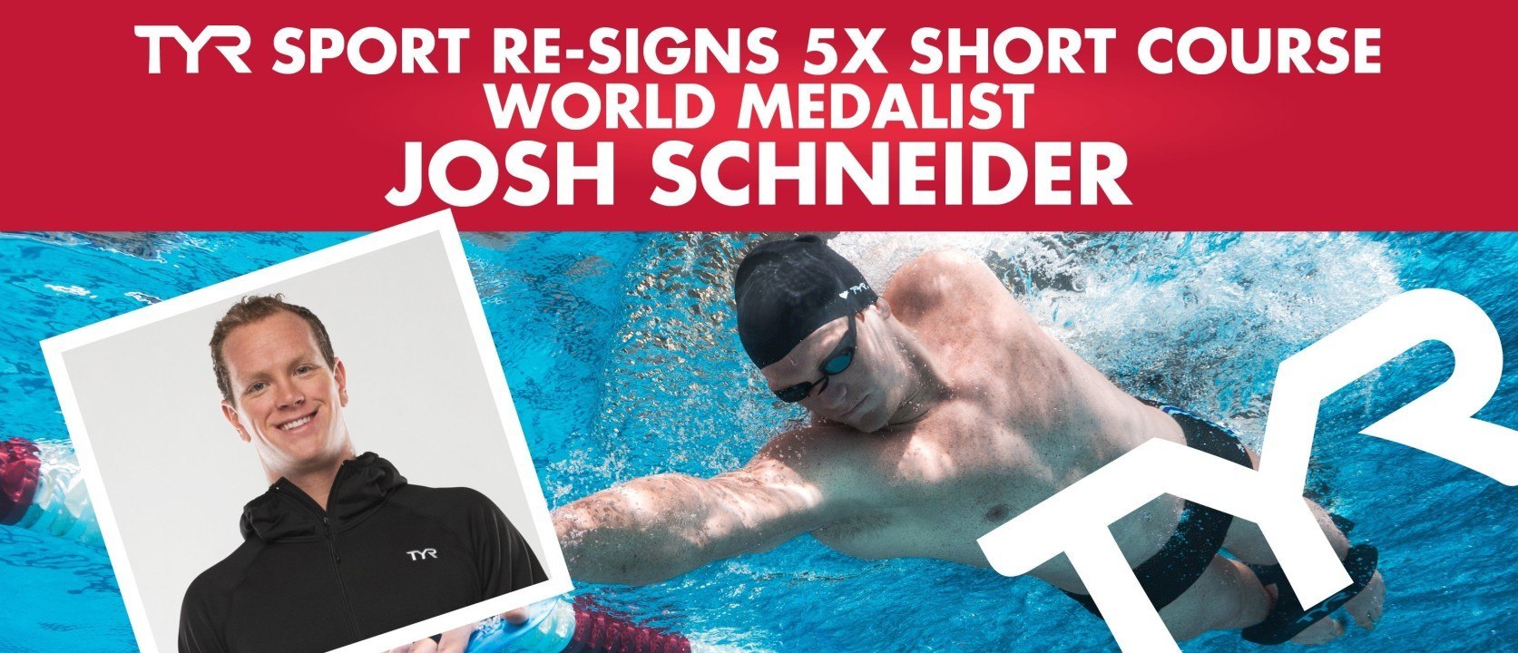 TYR Sport re-signs five-time Short Course World medalist Josh Schneider
