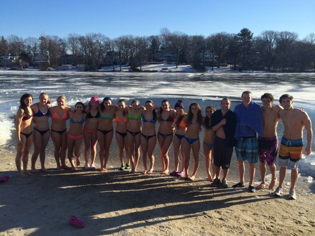 Lakeland Hills YMCA Swim Team, 2015 Polar Plunge (courtesy of Bryana Cielo)