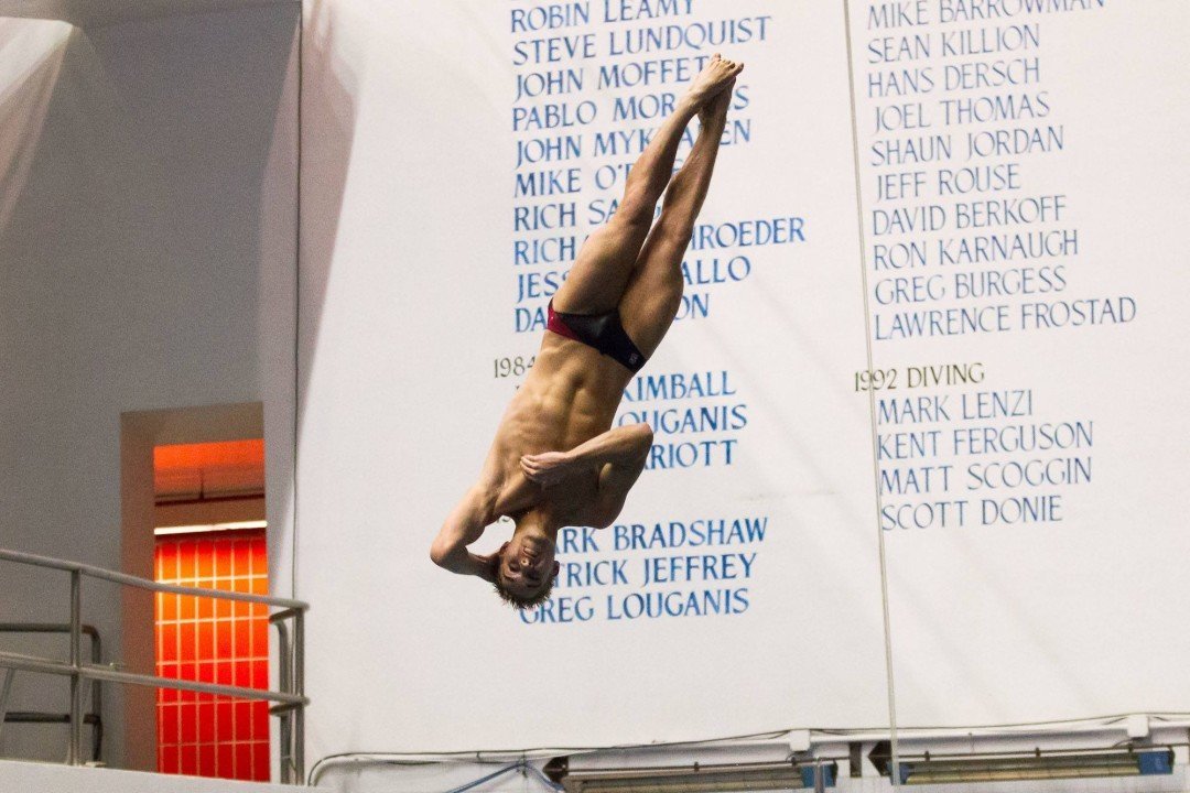 Ohio State Men Qualify 3 NCAA Divers On Day 1 of Zone C Champs