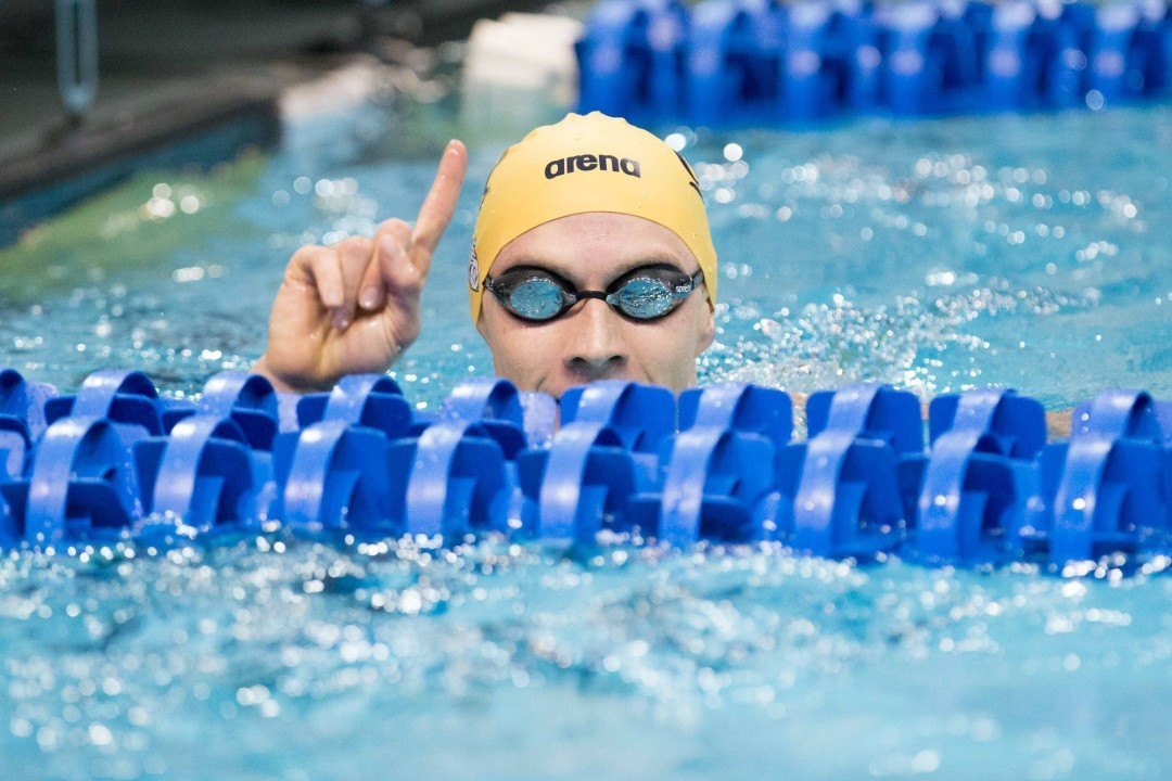 Murphy Breaks 200 Back Pool Record in Cal Victory Over ASU