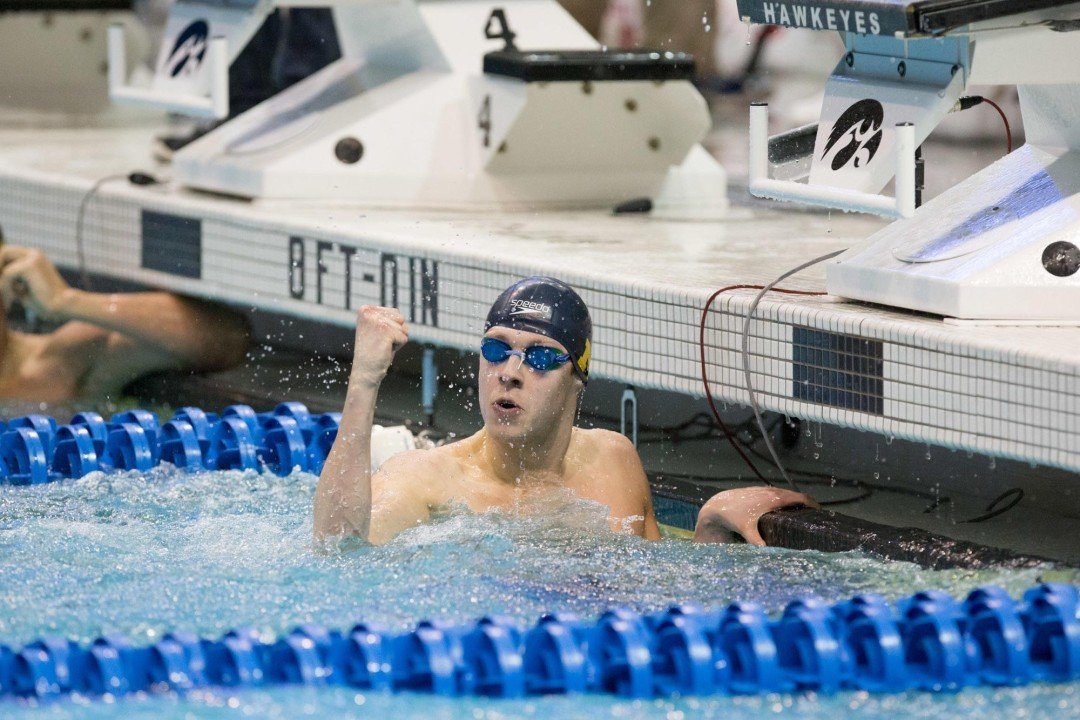 Michigan’s Nielsen Named Big Ten Swimmer of the Week