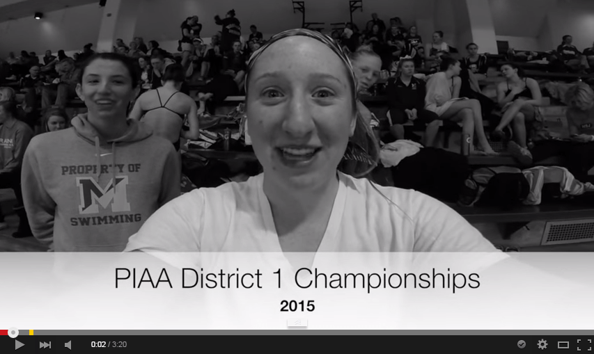 PIAA District 1 Championships They Can Swim, But Can They Dance? (VIDEO)