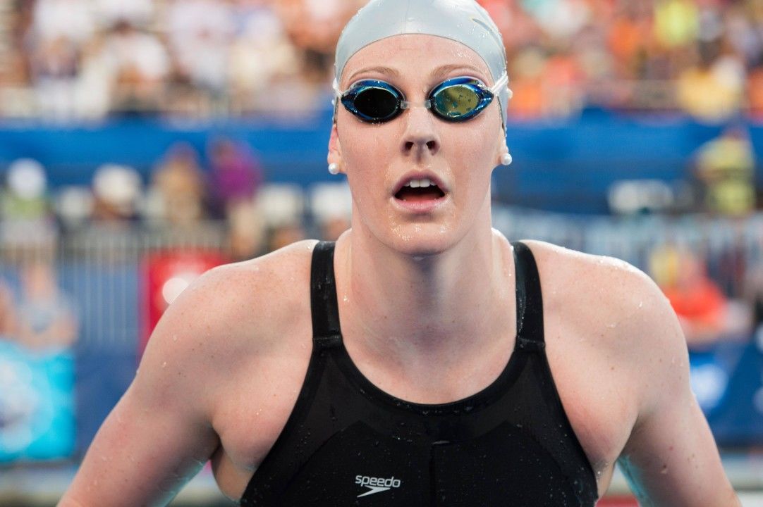 Tras su retirada, la olímpica Missy Franklin ahora apenas puede nadar