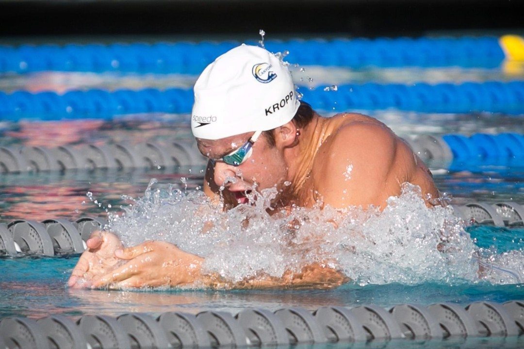 Peter Kropp Shatters ACC Record During 100 Breast Prelims