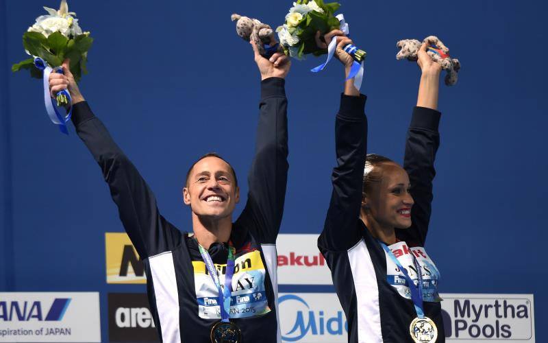 US Mixed Duet Wins Historic Gold at FINA World Championships
