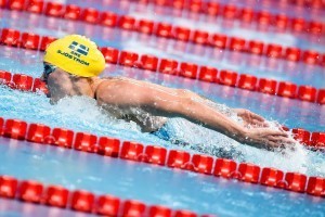 Sarah Sjostrom sets world record #2 in the 100 fly at the 2015 FINA world championships Kazan Russia (photo: Mike Lewis, Ola Vista Photography)