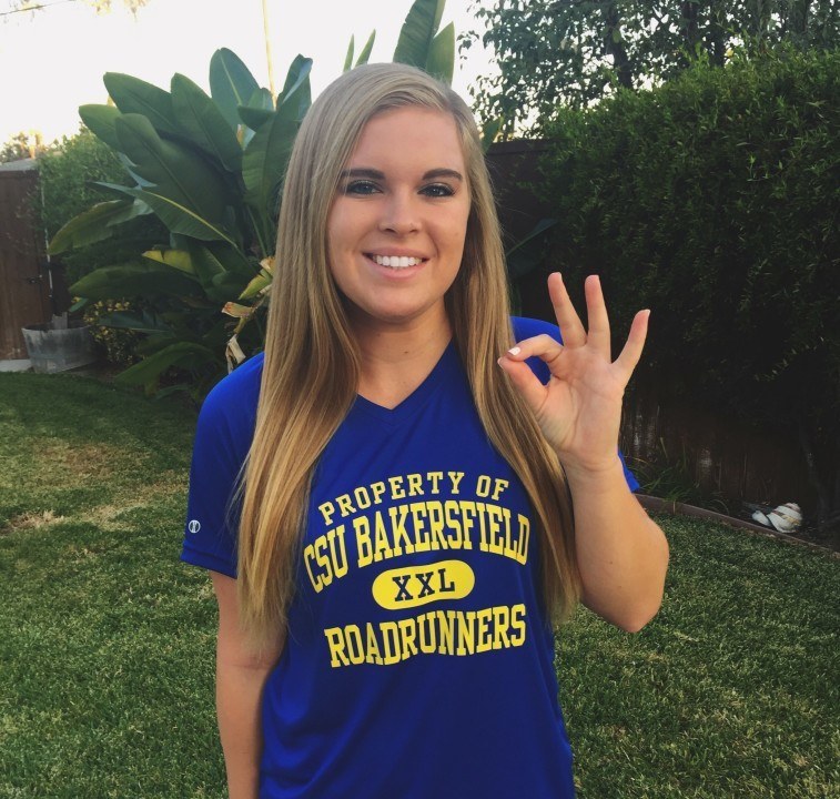 Junior Nats Swimmer Alisa Cooke Commits to Cal State University, Bakersfield