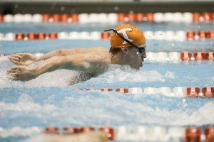 KNOXVILLE,TN - NOVEMBER 22, 2015 - Sam McHugh during the Tennessee Invitational Allan Jones Aquatic Center in Knoxville, TN. Photo By Craig Bisacre/Tennessee Athletics