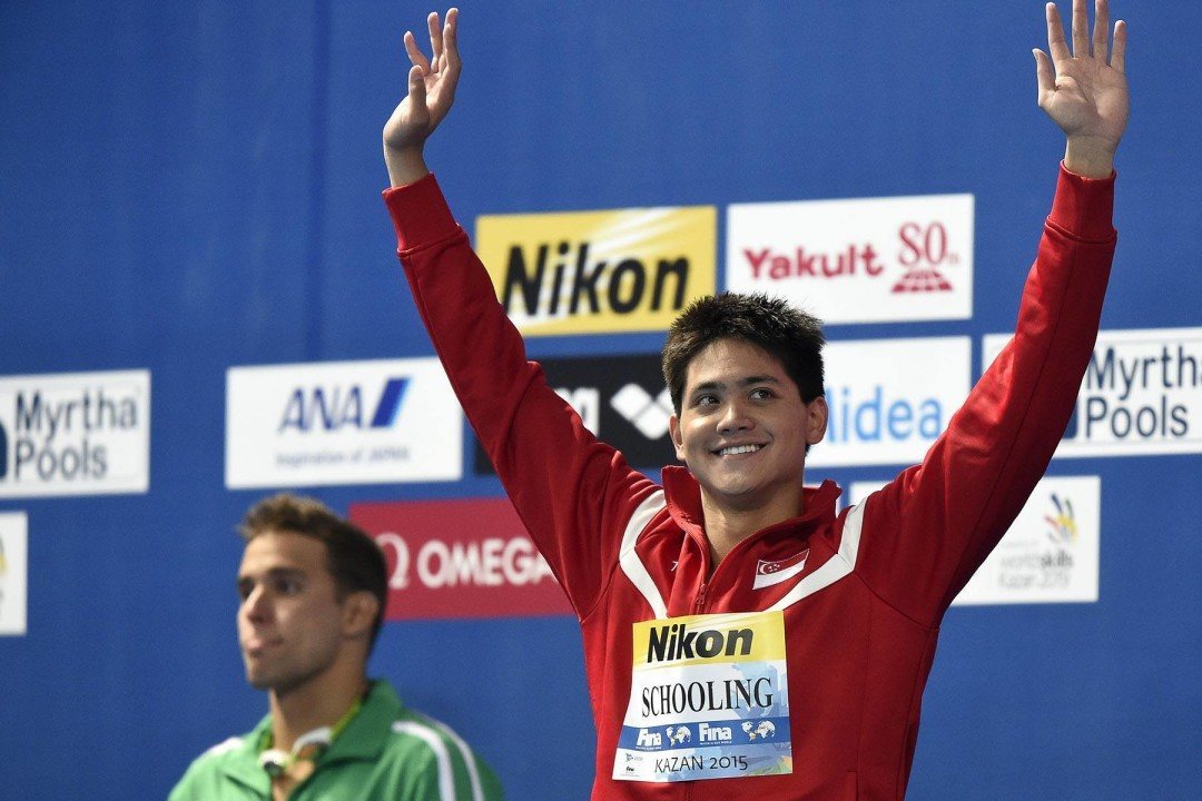 Epic Swims: Schooling Wins Gold in 100 Fly, Three-Way Tie for Silver in Rio