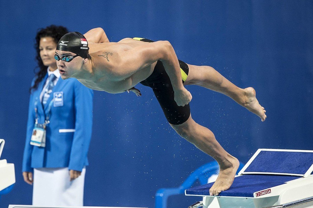 Two-Time NCAA Champion Joseph Schooling Drops 200 Fly in Rio