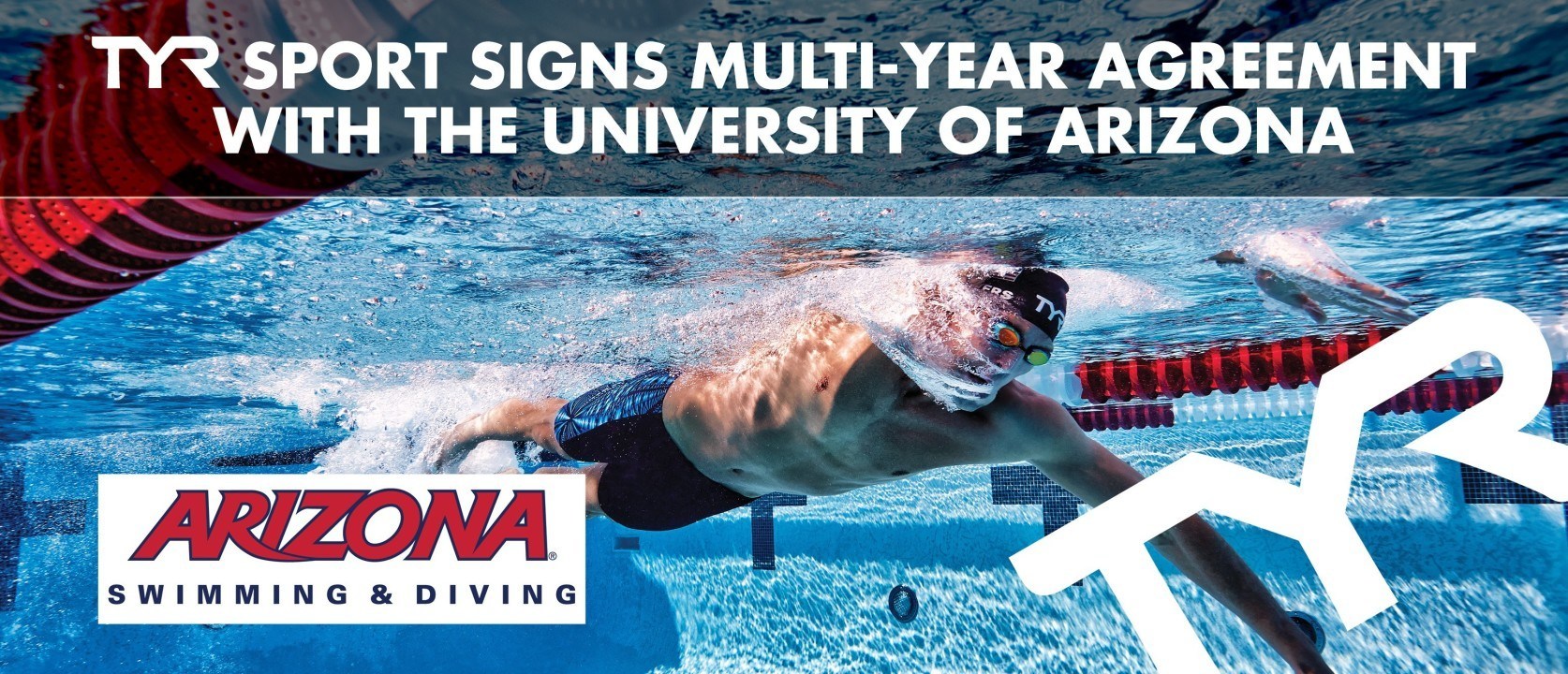 TYR Sports signs multi-year agreement with the University of Arizona Swimming