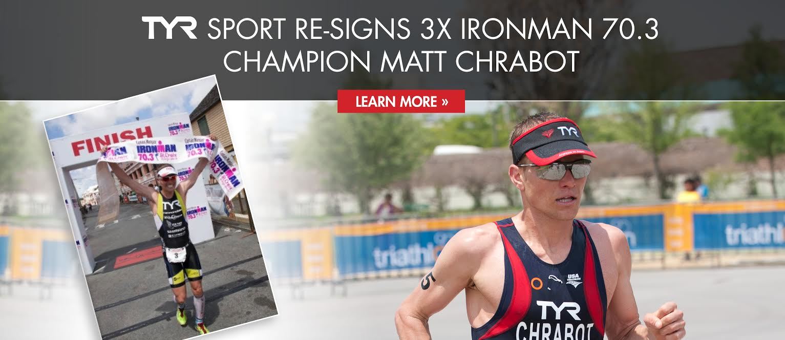 TYR Sport Resigns 3x IRONMAN 70.3 Champion Matt Chrabot