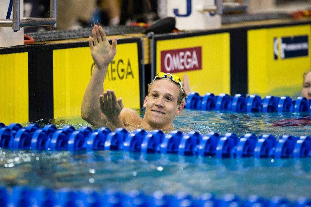 Dressel Cracks Best Time in 200 Free With 1:48.39 in Knoxville
