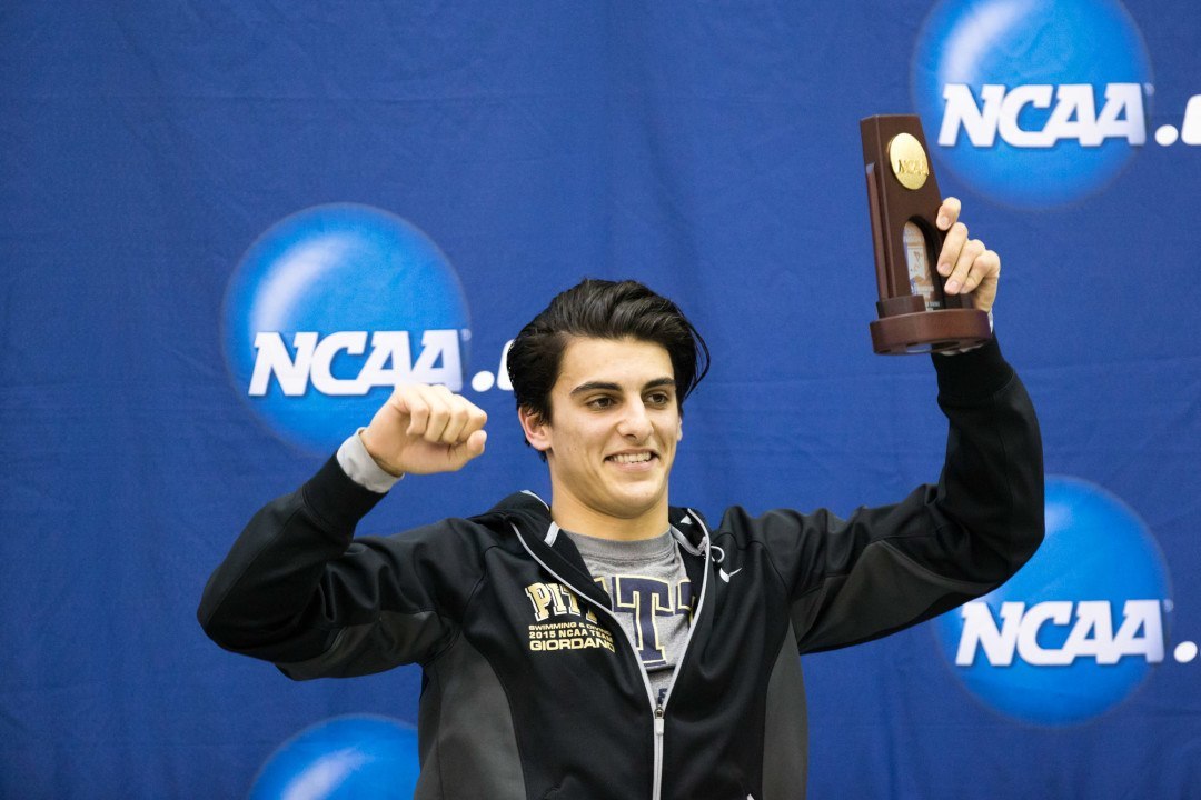 Giordano Win in 3m Diving Marks Pittsburgh’s First NCAA Title